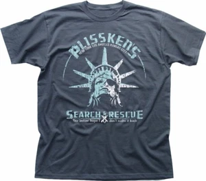 Snake Plissken Escape from New York Search and Rescue charcoal t-shirt 9195 - Picture 1 of 2
