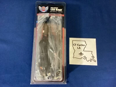 NEW Custom Dynamics Smoke Amber LED Low-Profile BAGZ Lights, CD-LPDC-BCM4-S* - Image 1 of 4