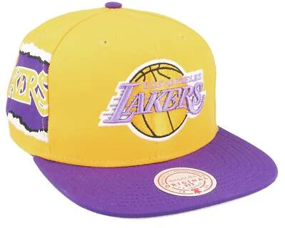 PARA HOMBRES MITCHELL & NESS NBA JUMBOTRON SNAPBACK HWC LAKERS - AMARILLO-PÚRPURA Foto 1 de 4