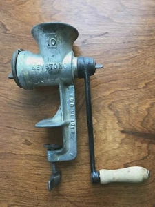 Vintage Antique Keystone Meat Grinder No.10 - Picture 1 of 10