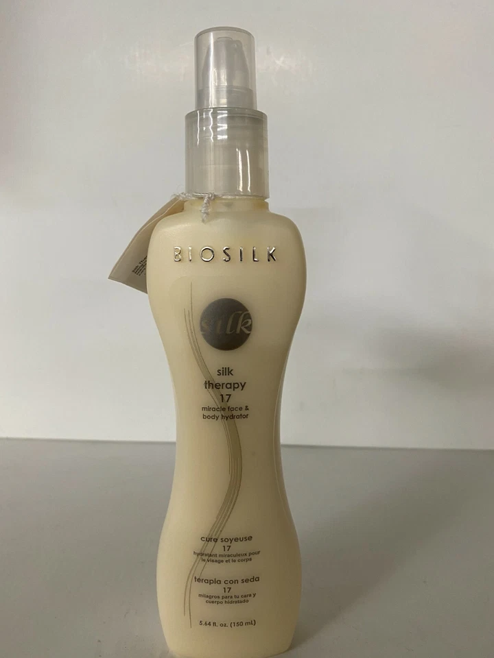Biosilk silk therapy #17 miracle face & body hydrator moisturizig lotion 5.64 oz