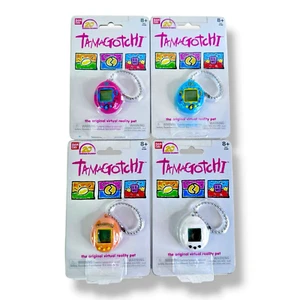 Bandai Tamagotchi Pet 20th Anniversary 2017 Orange Blue White Pink Set of 4 New - Picture 1 of 6