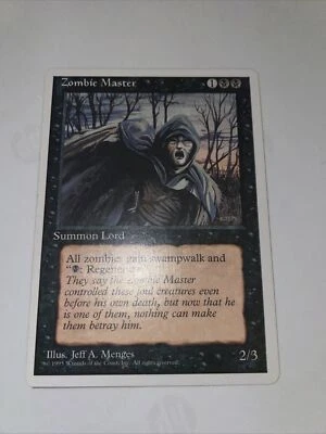 MTG ~ Magic The Gathering 4th Fourth Edition ~ Zombie Master LP - Image 1 of 4