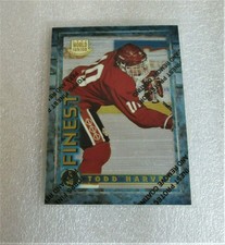 1994-95 TOPPS FINEST TODD HARVEY ROOKIE #160! WORLD JUNIOR CHAMPIONSHIPS NM-M RC
