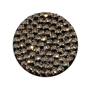 Handmade Bling Black Popsocket made with Rose Gold Swarovski Crystals - Photo 1 sur 2