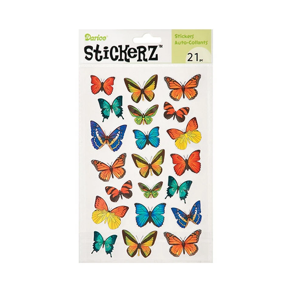 Mariposas adhesivas | Pegatinas mariposas de papel - 21 piezas surtidas (dar121431) Foto 1 de 1