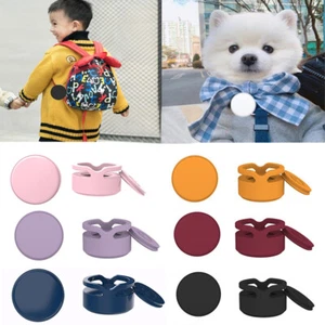 Custodia con bottoni minimal animale domestico gatto cane cinghia supporto anello collare per Apple AirTag - Foto 1 di 28
