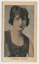 Carmel Myers vintage 1928 Wills Film Favourites Tobacco Card #52