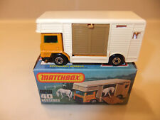 Matchbox Superfast Model No. 40 Horsebox 1977