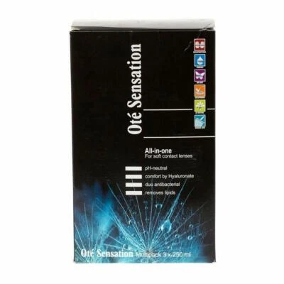 Contact Lens Solution Ote Sensation All-in-one Multipack Solution 3x250ml Lipids