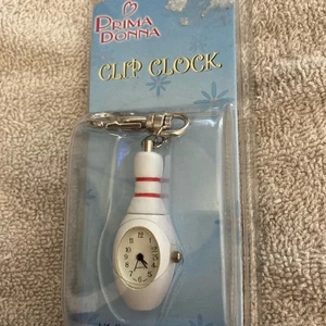 Prima Donna Clip On Mini Uhr Bowling Pin - Bild 1 von 2