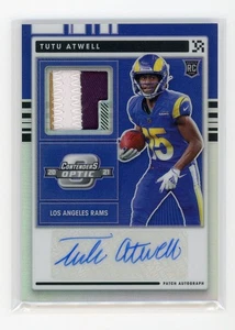 Tutu Atwell 2021 Panini Optic Contenders RPA-TAT /50 Rookie Los Angeles Rams 🔥 - Picture 1 of 3