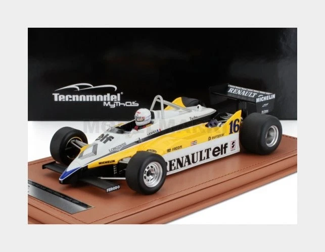 TECNOMODEL TMD18-399B RENAULT - F1 RE30B V6 TURBO TEAM RENAULT ELF N 16 WINNER I - Immagine 1 di 2