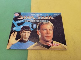 Nintendo NES Video Game Instruction Manual Star Trek 25th Anniversary