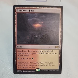 Sundown Pass MTG Non Foil Regular Art VOW NM Near Mint Fast Shipping From Canada - Imagen 1 de 2