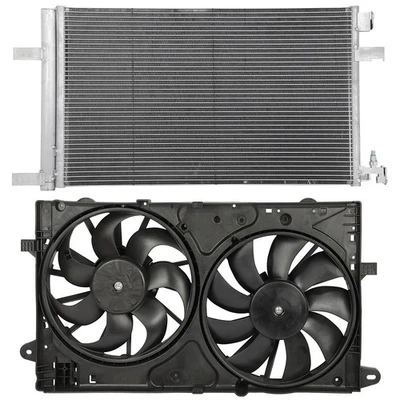 Kit de ventilador de refrigeración condensador de CA eléctrico para Chevrolet Impala 2014-2017 2,5 L 2457CC Foto 1 de 4