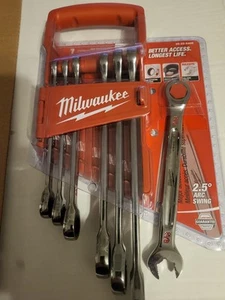 Milwaukee 48-22-9406 robust SAE Spezialeinsätze Kombination Schraubenschlüssel Set - 7 Stck. - Bild 1 von 1
