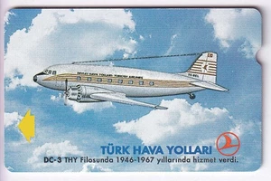 ASIE TELECARTE / PHONECARD .. TURQUIE 100U PTT ALCATEL AVION 1994 MINT/NEUVE - Picture 1 of 2