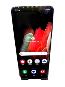 Samsung Galaxy S21 Ultra 5G -Black- 128 GB - Fylly Working (Unlocked) B3-27 - Picture 1 of 7