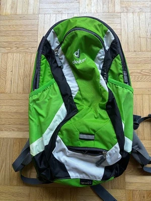 DEUTER Sport Superbike 18 EXP Rucksack / Fahrradrucksack 18+4l - grün / weiß - Bild 1 von 4