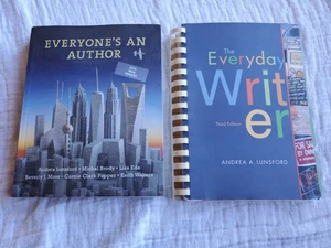 Everyone's an Author 2nd Ed. AND The Everyday Writer 3rd Ed. Lunsford Like New - Picture 1 of 7