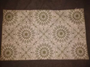 Indoor Outdoor 12x20 Green White Floral Pillow Cover Case Embroidered Mandala... - Picture 1 of 5