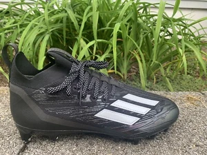 Adidas ADIZERO Mens 10 PRIMEKNIT Low Top Football Cleats Black/Gray HP8861 - Picture 1 of 9