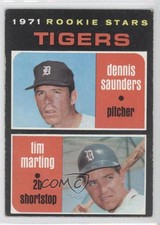 1971 Topps 1971 Rookie Stars Dennis Saunders Tim Marting #423 Rookie RC