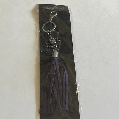 GRACE ADELE Uva Púrpura Bolena Cartera Clip En Llavero Nuevo Con Etiquetas Foto 1 de 4