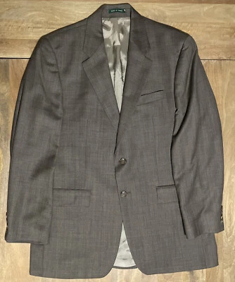 Blazer Ralph Lauren Vintage Para Hombres 42L Chaqueta Deportiva Lana Mezcla Cachemira Marrón Foto 1 de 4