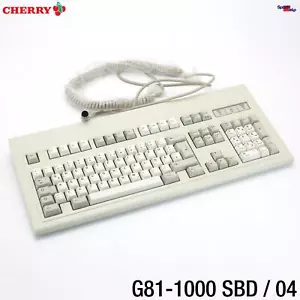 Cherry G81-1000 SBD / 04 AT XT DIN-5 Computers Keyboard Retro Vintage - Picture 1 of 6
