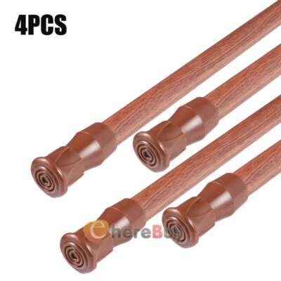 Varillas de red extensibles cargadas por resorte varilla de poste de riel de cortina de tensión de gasa telescópica Foto 1 de 4