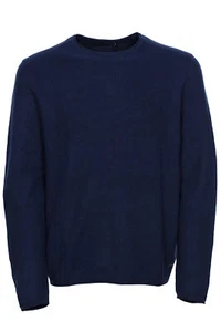 Hechter Paris Pullover Herren Strick Crewneck Rundhals Baumwolle Marine l XXL - Picture 1 of 4