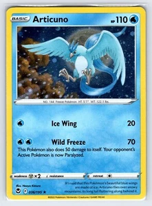 Articuno 036/195 Silver Tempest Pokemon Card Cosmos Holo Rare Promo - Nm/Vlp - Picture 1 of 2