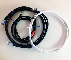 Bundle of 3 Assorted Length Coax Cables (12, 6, 3ft) Male/Male, RG6 - Picture 1 of 4