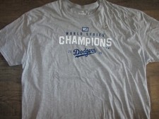 NWT Los Angeles Dodgers Fanatics 2020 World Series Champions Baseball Shirt 4XL