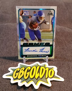 2021 Leaf Pro Set Power Base Platinum Spectrum Foil /99 Brandon Thomas Auto