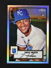 2021 Chrome Platinum Anniversary Base Refractor #45 Nick Heath