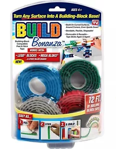 Build Bonanza Adhesive Bendable Work Building BLOCK Compatible Peel & Stick Tape - Picture 1 of 6