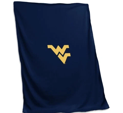 West Virginia Mountaineers NCAA 54'' x 84'' Sweatshirt Blanket - F43427890 Cover