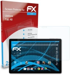 atFoliX 2x Screen Protection Film for Ulefone Tab A8 Screen Protector clear - Afbeelding 1 van 8