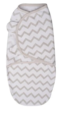 SwaddleMe Baby Pucksack Baumwolle S Zig Zag grau - Bild 1 von 2
