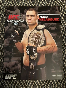 Cain Velasquez Signed 8.5x11 Photo UFC Promo Picture Autograph ( With Damage) - Picture 1 of 11