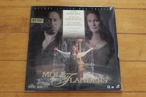 MOLL FLANDERS DELUXE LETTERBOX LASERDISC [NEW SEALED] LD 2 DISC MORGAN FREEMAN - Picture 1 of 4