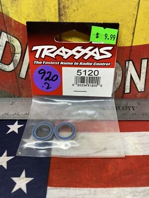 TRAXXAS 5120 BALL BEARINGS SEALED 12x18mm x2 E-Revo/E-Maxx/Slas /Revo/Rally NEW - Image 1 of 2