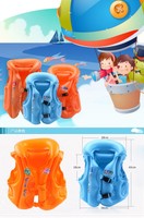Baby Children Swimwear Inflatable Swim Float Vest Kids Swimming Pool Wear Jacket