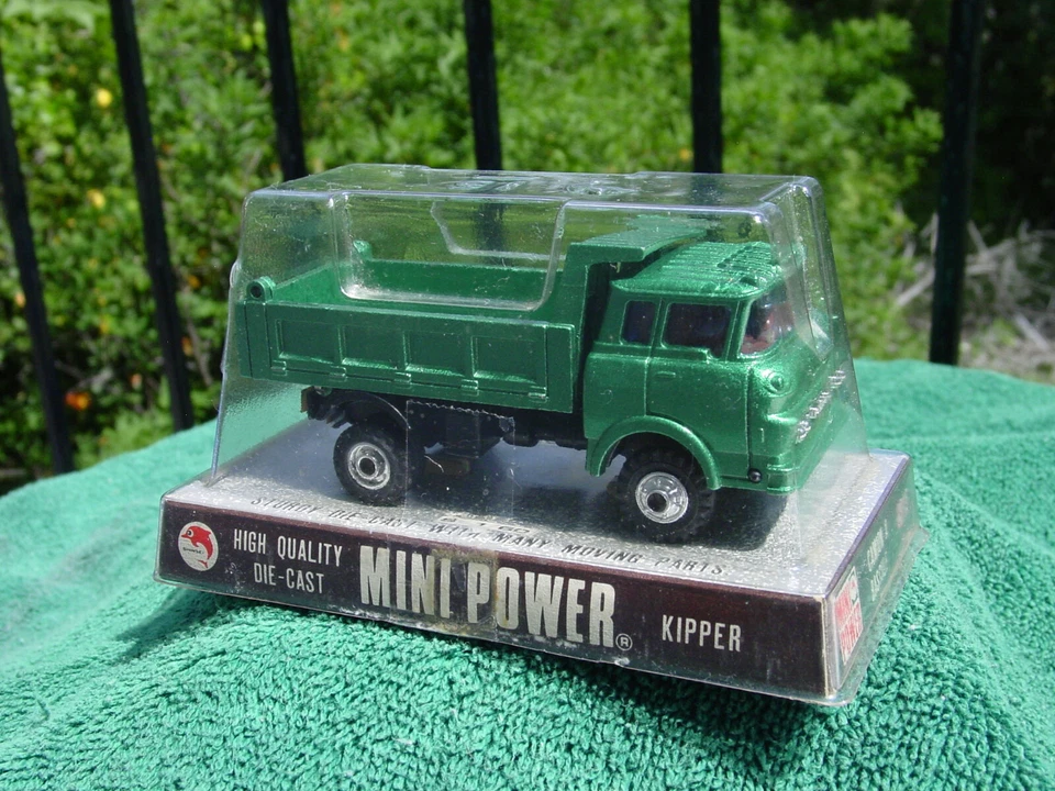 RARO CAMIÓN DE VOLTEO SHINSEI DE JAPÓN 1/60 1960 DIECAST MINI POWER GMC COE ¡NUEVO SIN USAR! Foto 1 de 4