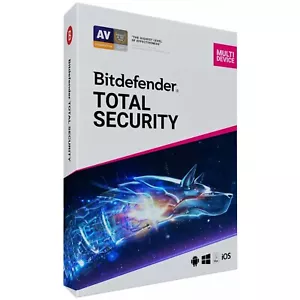 Bitdefender Total Security 2024 - 3 Years 3 Device Protection - Picture 1 of 1