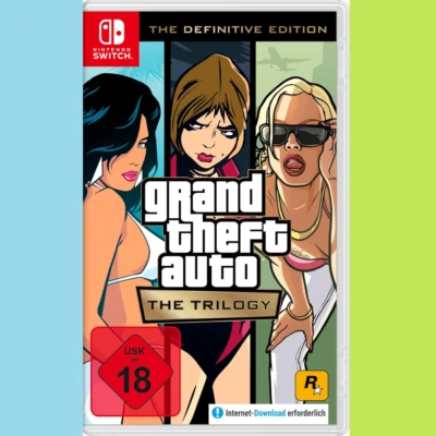 GTA Switch Spiel Grand Theft Auto: The Trilogy The Definitive Edition Nintendo