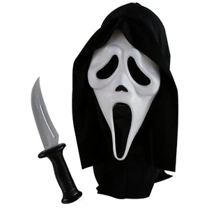 Fun World Costumes Ghost Face with Knife Mask Accessory (Costume) - Picture 1 of 4